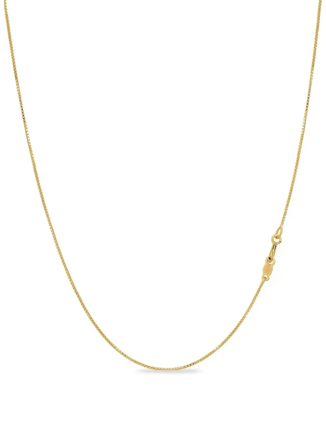 KEZEF Catena collana argento 925 oro 18K 76 cm 0,7 mm