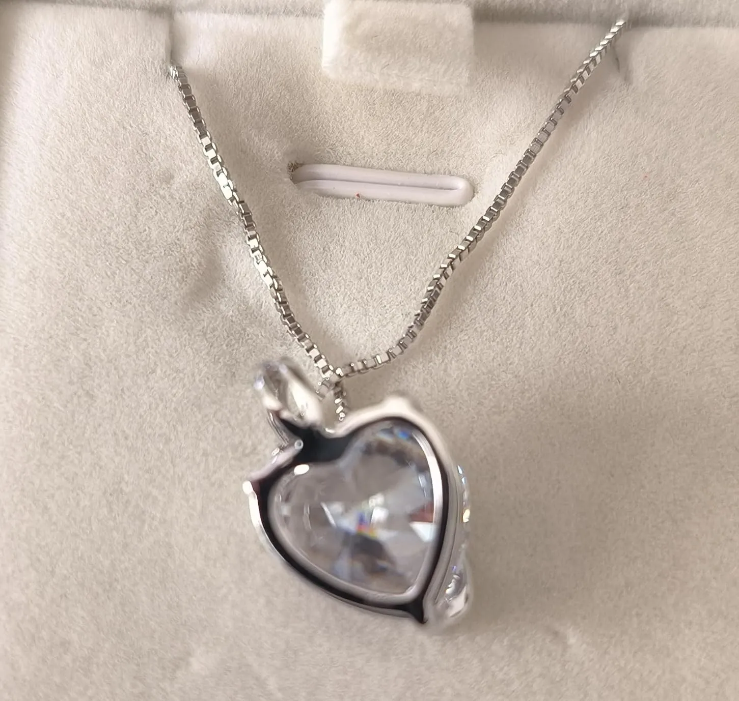YL Cuore Mamma Collana Argento 925 Ametista Febbraio