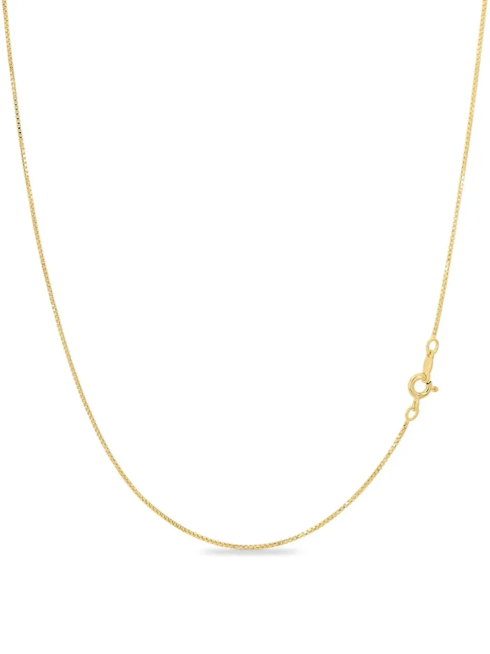 KEZEF Collana Argento 925 Catena 45 cm 1 mm