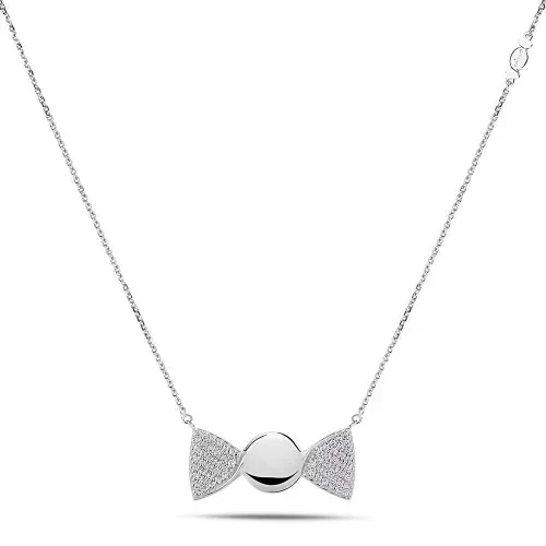 Sinico Chicca Cocoa Easy collana argento zirconia bianche