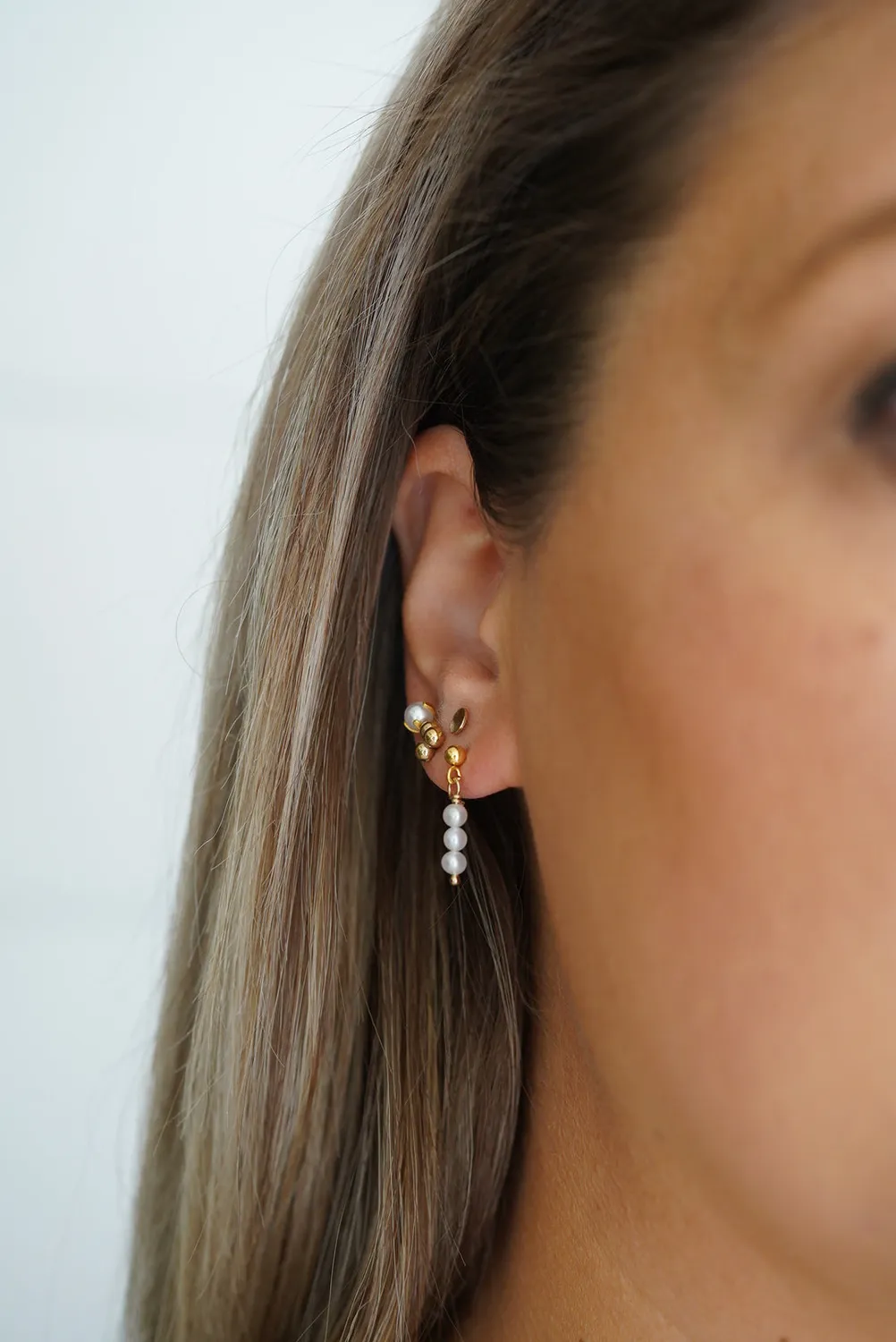 WordsByHeartCo Little Loves orecchini perla argento 925