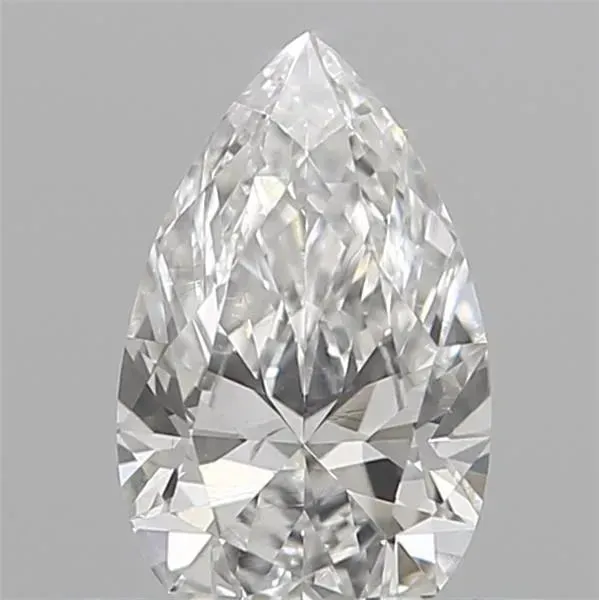 Sinico diamante naturale pera 0,07ct E VS2 certificato IGI