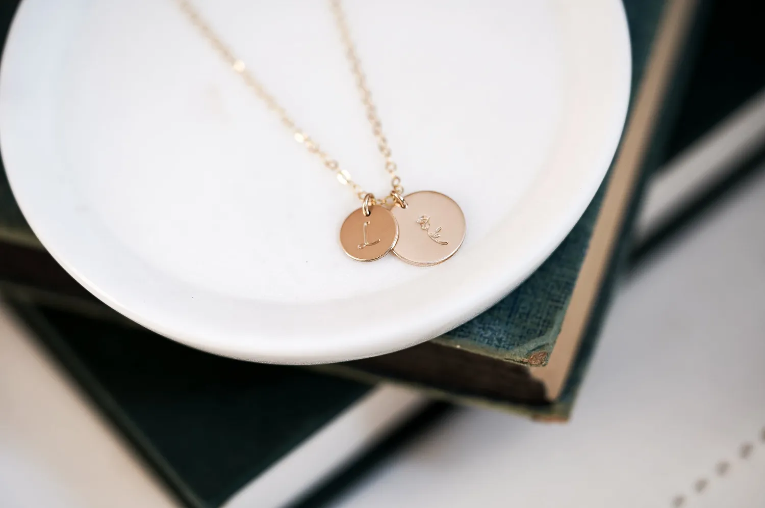 WordsByHeartCo Disc Combo collana 2 dischi argento 925