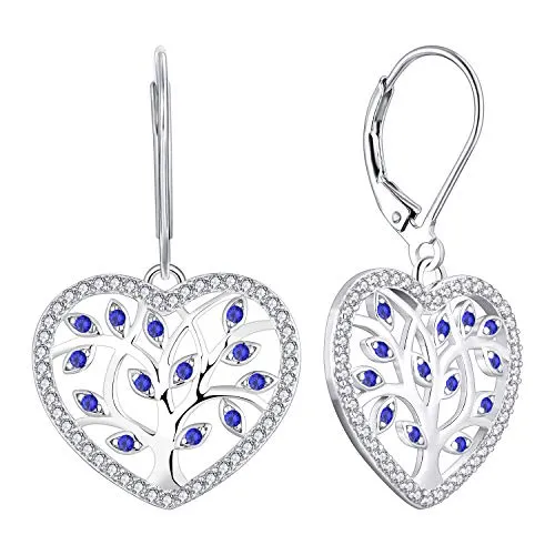 YL Albero della Vita Orecchini Argento 925 Verdi
