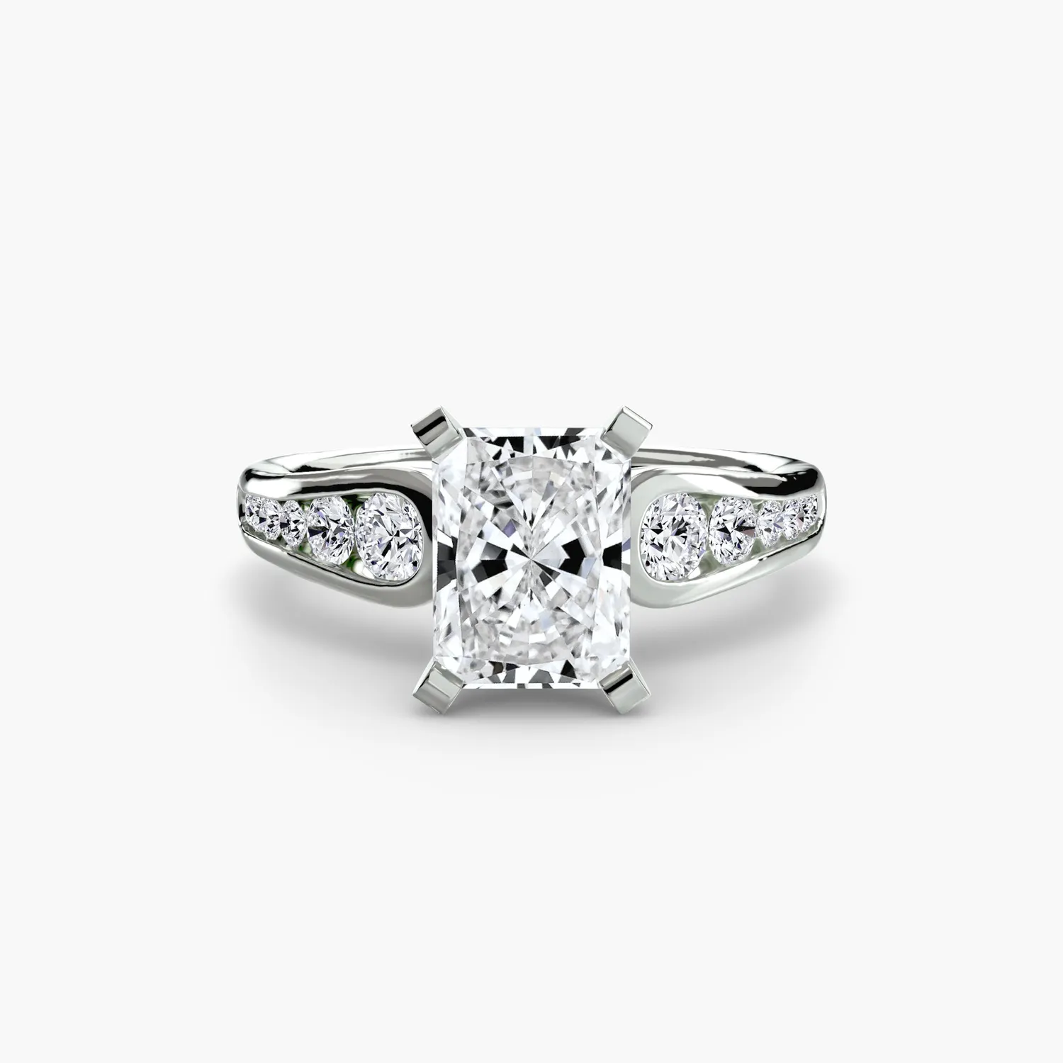 Sinico Solitaire Pavé 2 anello oro giallo 18kt tondo