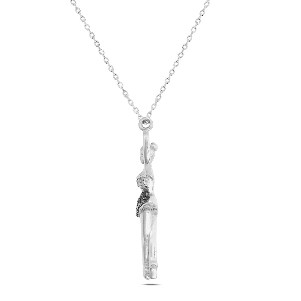 SINICO Dance collana ballerina grande oro bianco