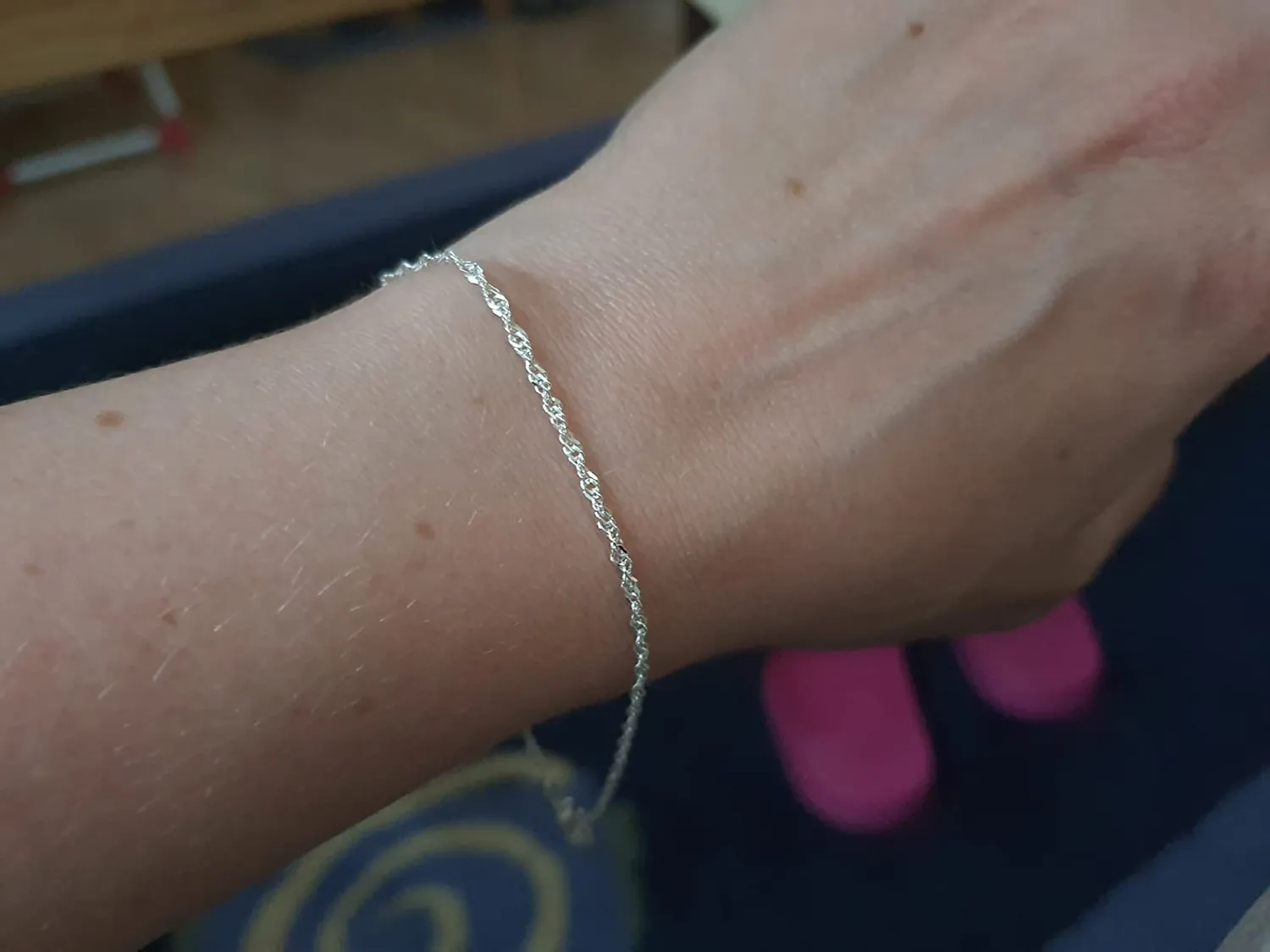 KEZEF Singapore Twist catenina argento 2 mm