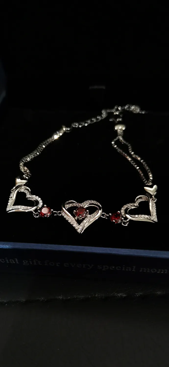 CDE Classico Bracciale Donna Argento 925 Cuore Zirconi