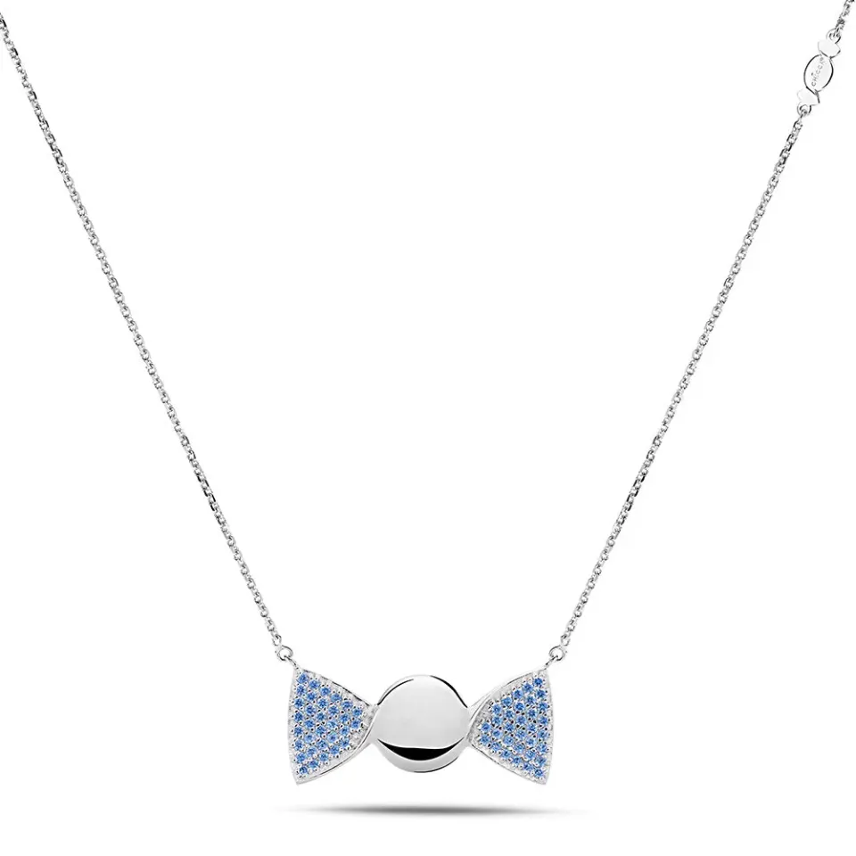 Sinico Chicca Cocoa Easy Fancy Blue collana argento azzurra