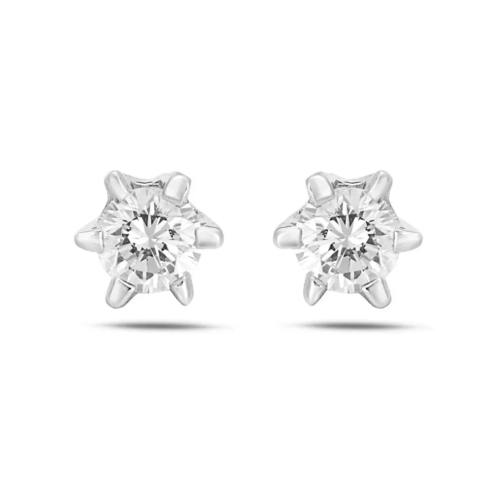 Sinico Prismia orecchini punto luce oro bianco 0,16 ct
