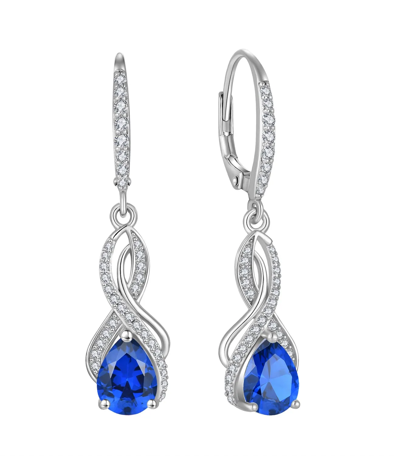 YL Nodo Orecchini Argento 925 Giugno Alessandrite