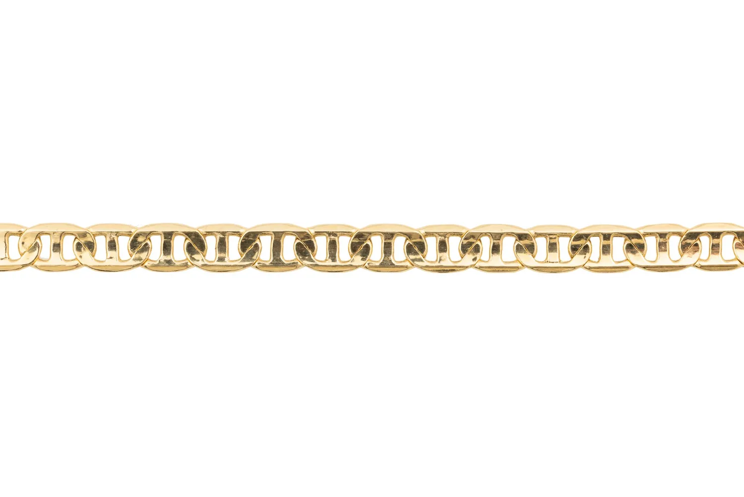 Oromax Traversino Vuota collana oro 18kt 4,40 mm moschettone