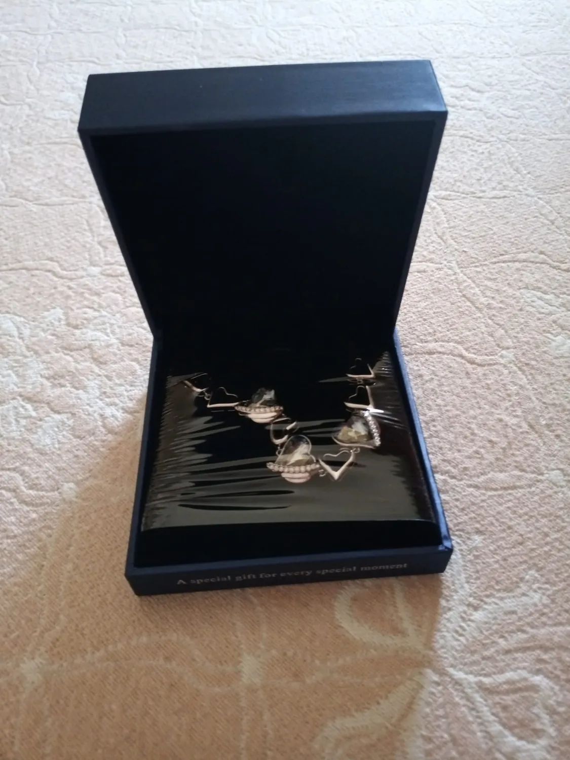 CDE Amore Cuore bracciale oro rosa cristalli