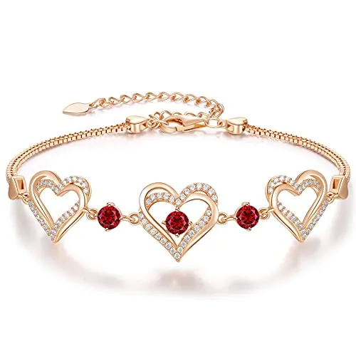CDE Dolce Bracciale Argento 925 Cuore Mamma Moglie Regalo