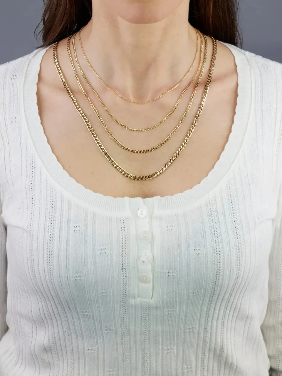 Oromax Grumetta collana oro 18kt 4,30mm vuota