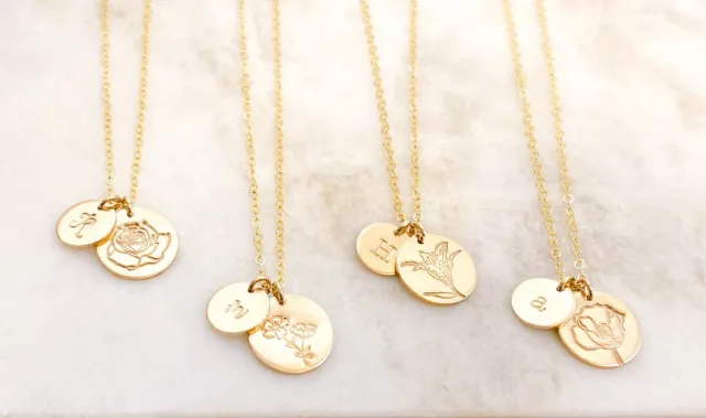 WordsByHeartCo Disc Combo collana 2 dischi argento 925