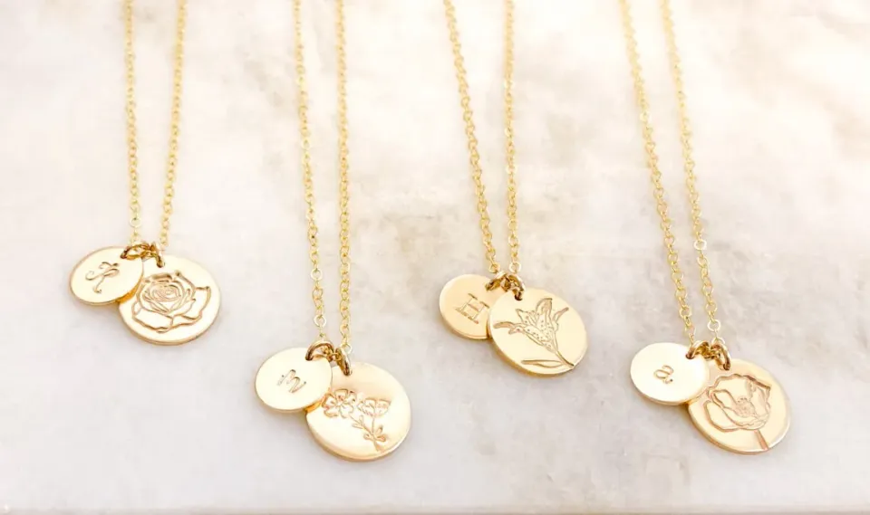 WordsByHeartCo Disc Combo collana 2 dischi argento 925