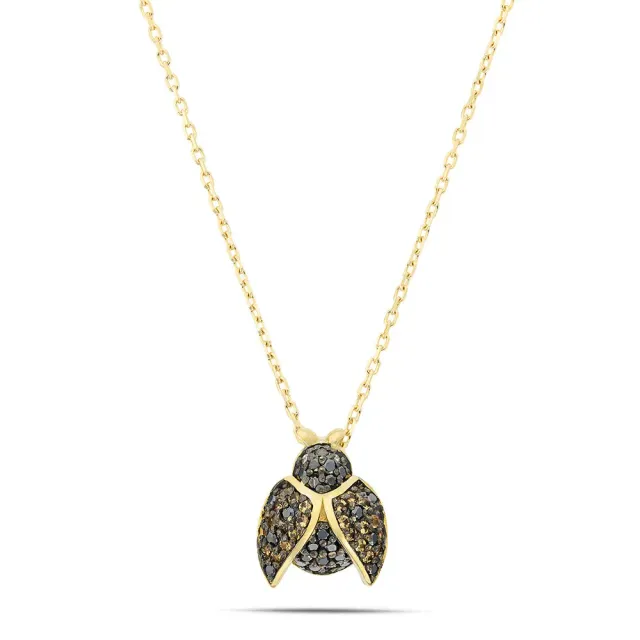 Sinico Good Luck collana coccinella oro 42 cm diamanti