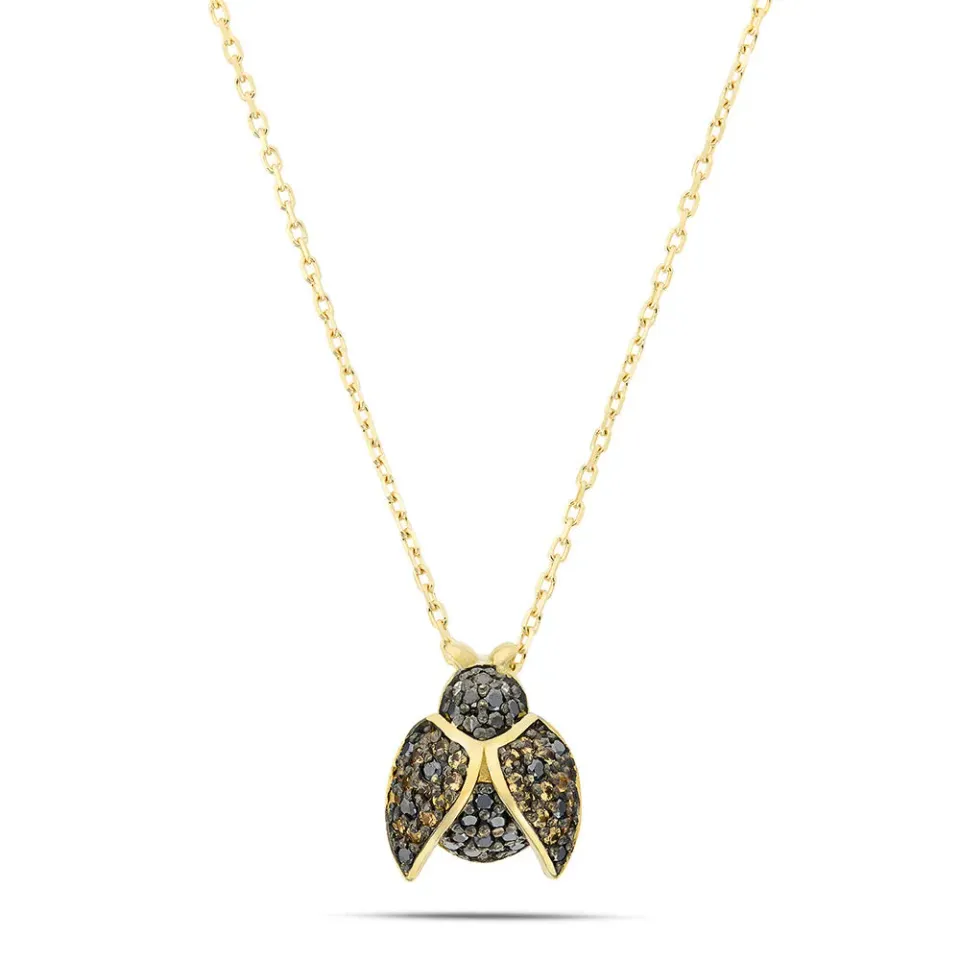 Sinico Good Luck collana coccinella oro 42 cm diamanti
