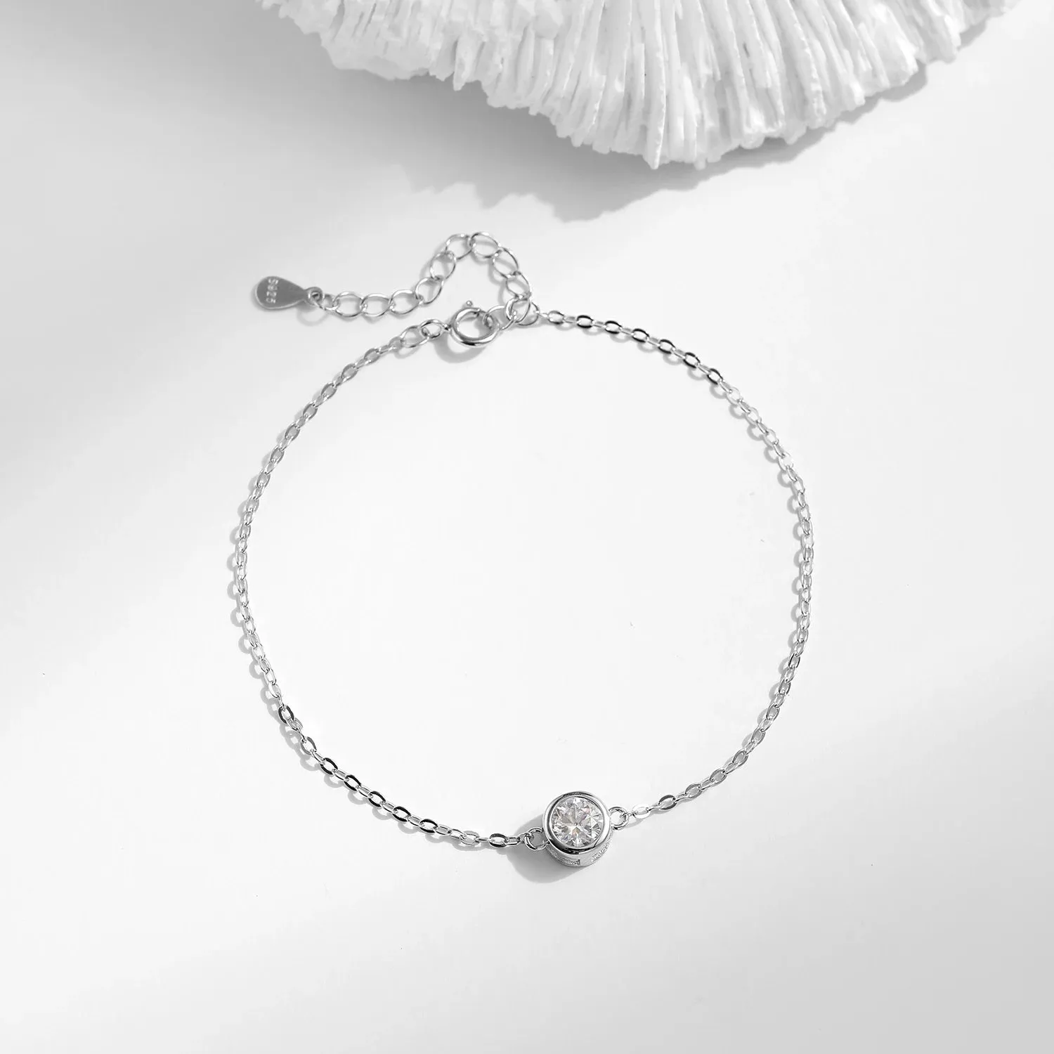 MODIAN Classic Chain Charms bracciale argento 925 0,5 ct