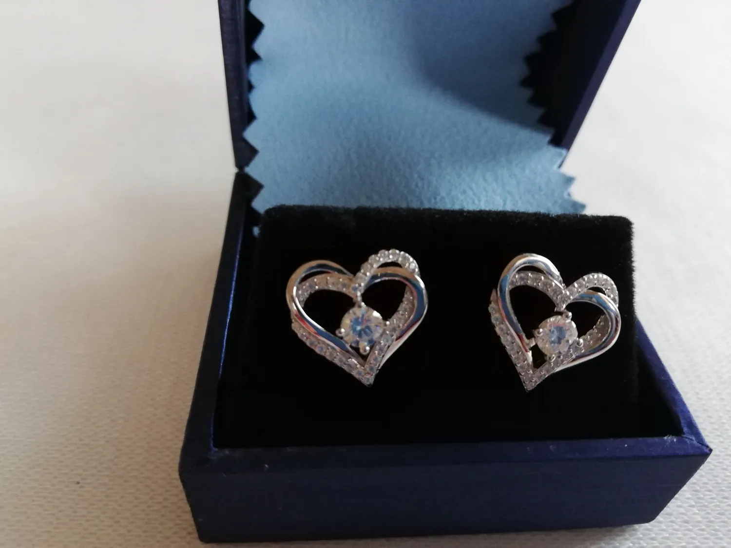CDE Cuore orecchini argento 925 oro rosa