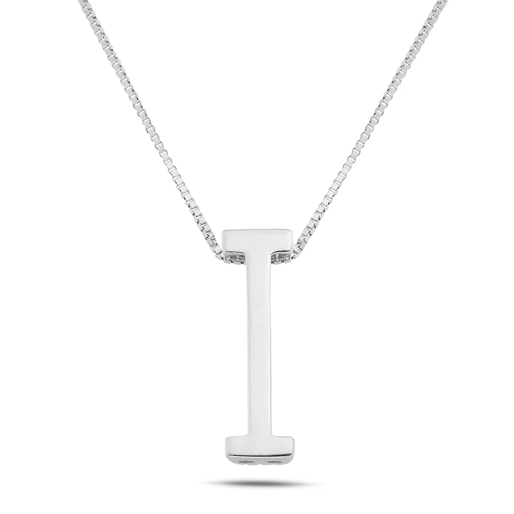 Sinico Letters I collana oro bianco 18 Kt diamanti