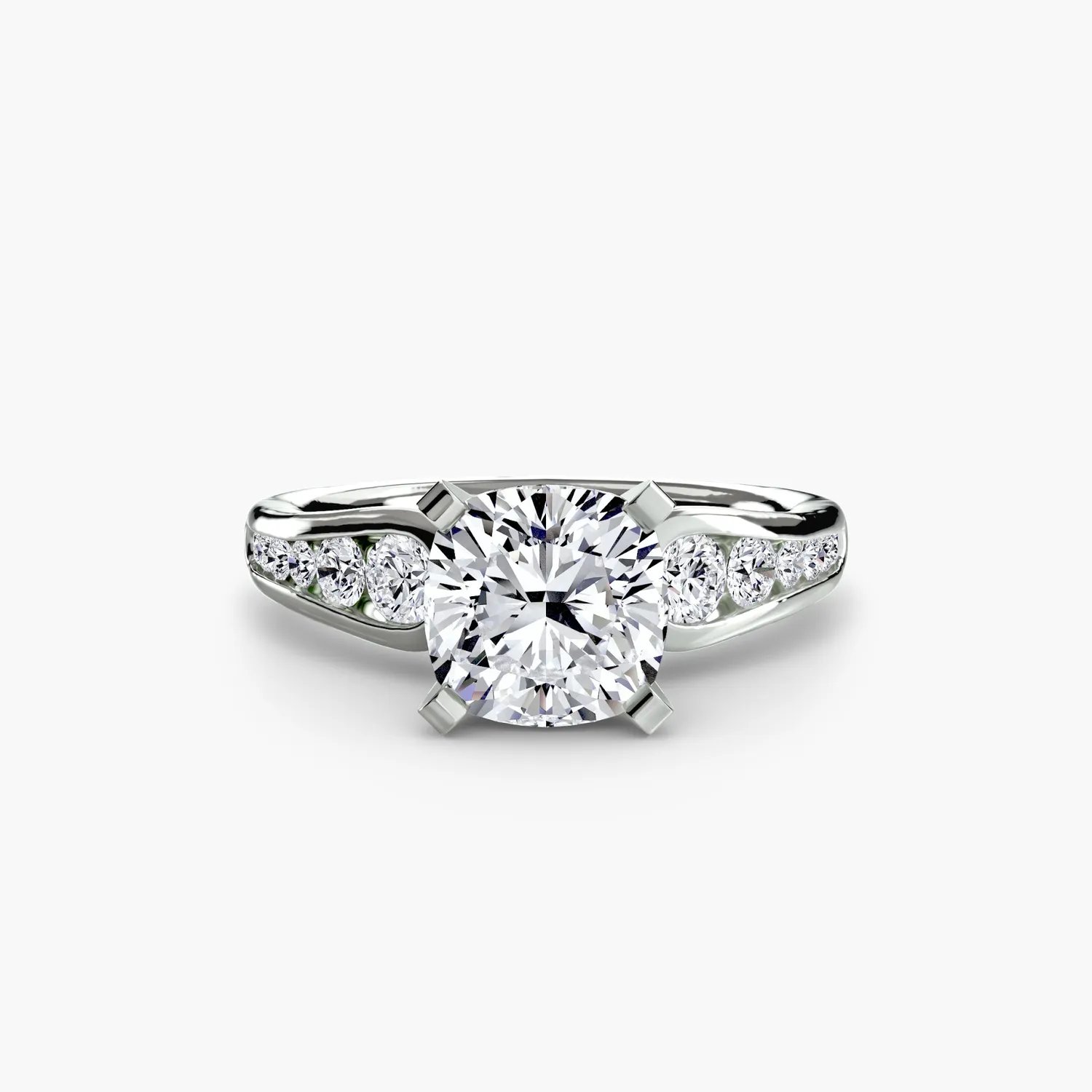 Sinico Solitaire Pavé 2 anello oro giallo 18kt tondo