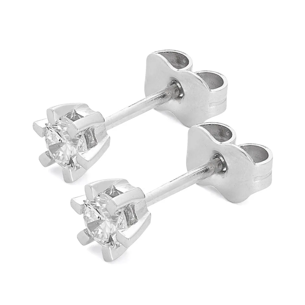 Sinico Prismia orecchini punto luce oro diamanti 0,40 ct
