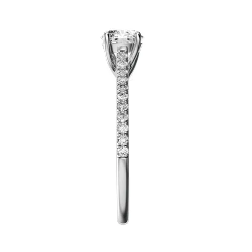 Sinico Promesse Round anello oro bianco 0,50 ct