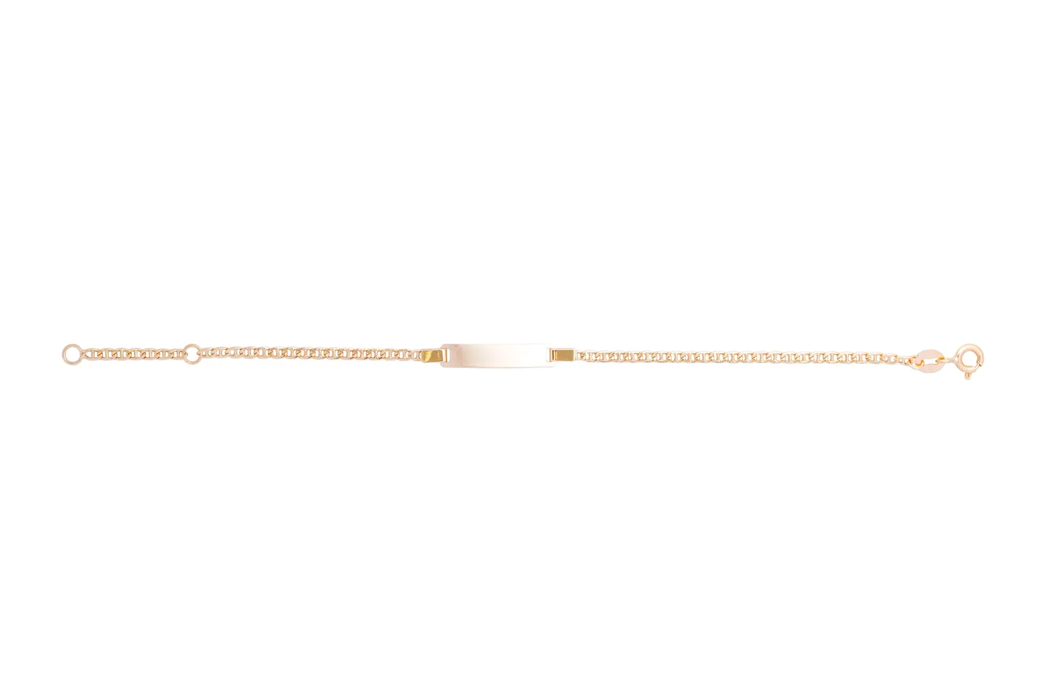 Oromax Targa Baby bracciale oro 18kt 14,5cm