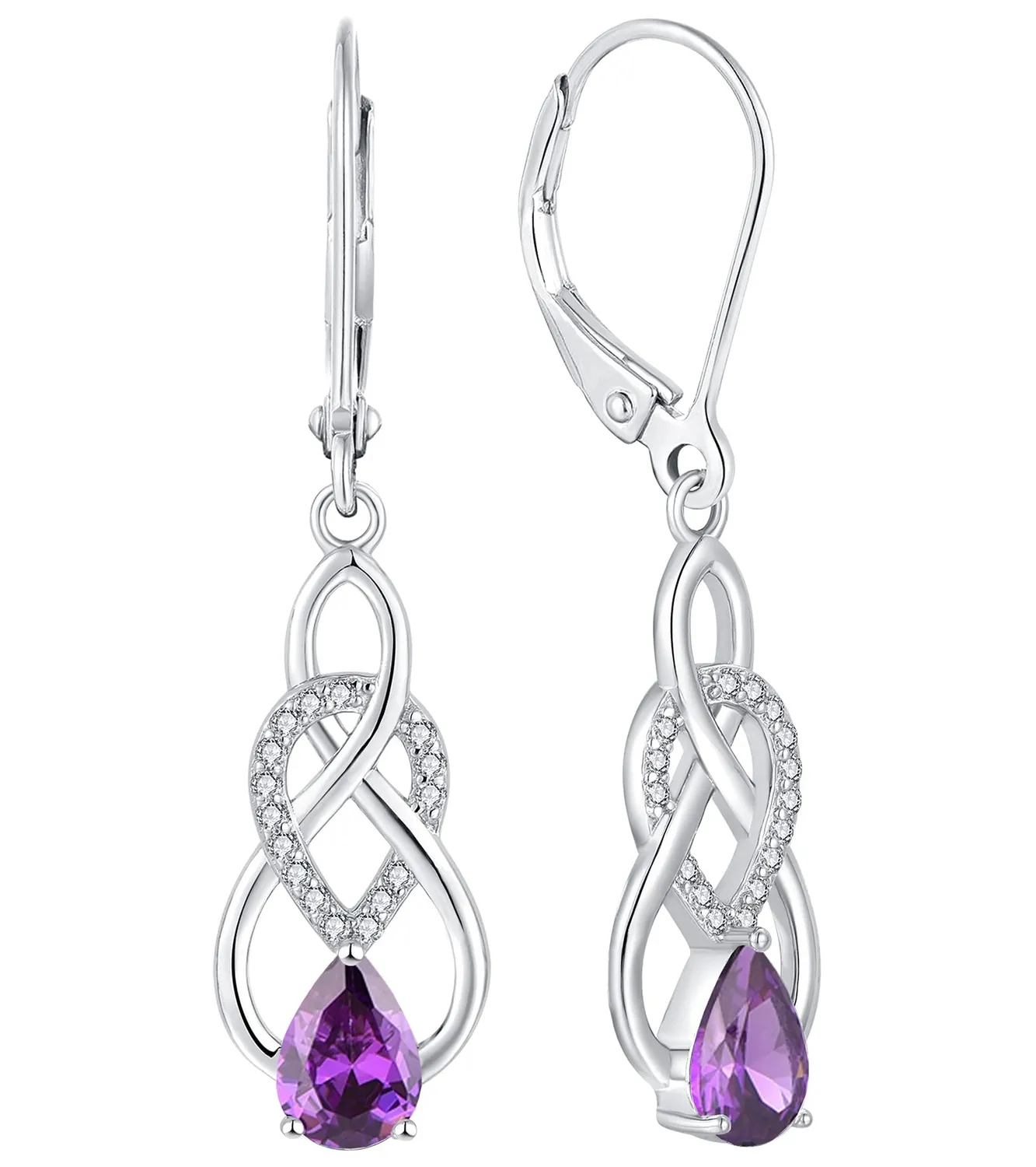 YL Pera orecchini argento 925 giugno alessandrite