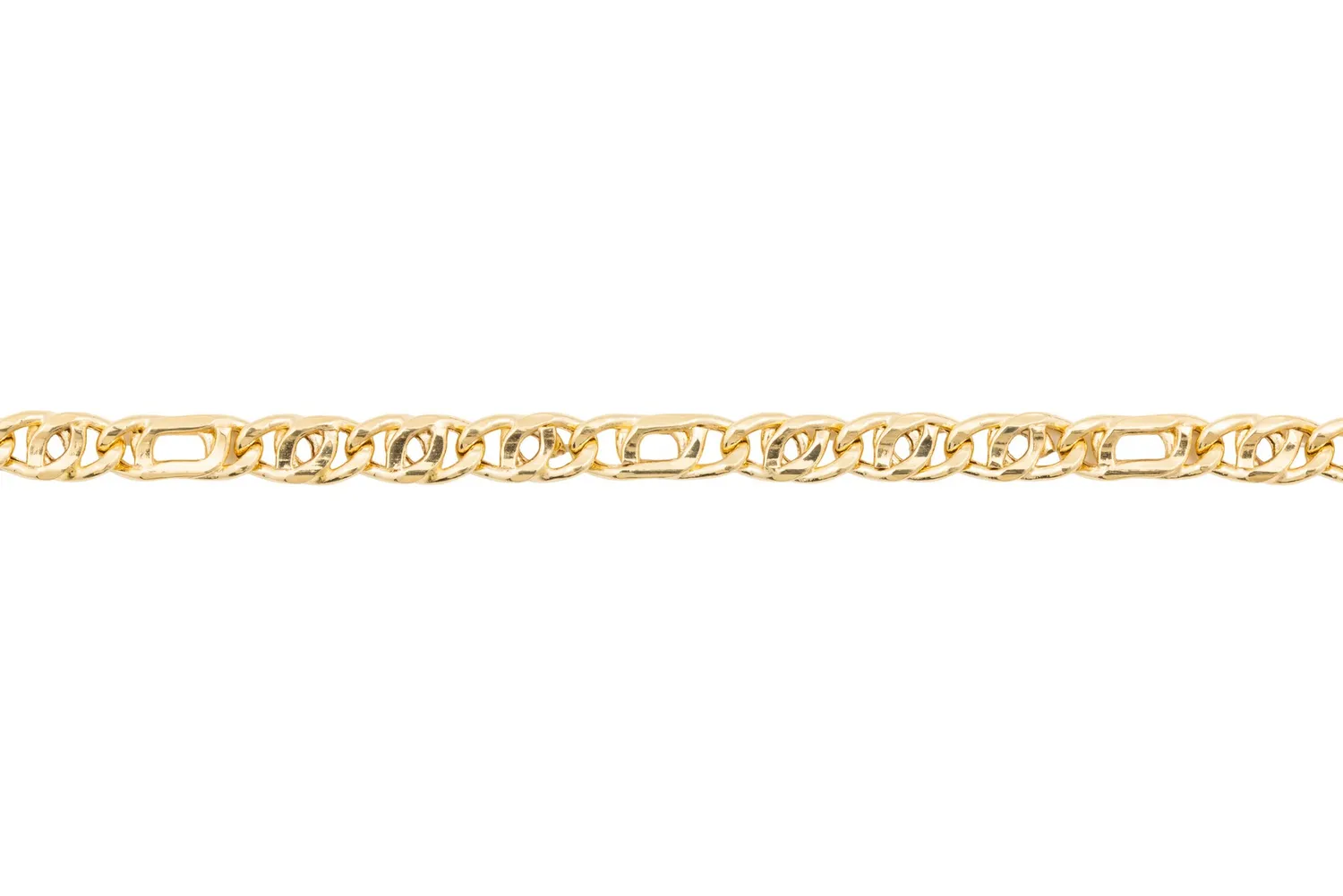 Oromax Occhio di Tigre Pernice Collana Oro 18kt 3,5 mm
